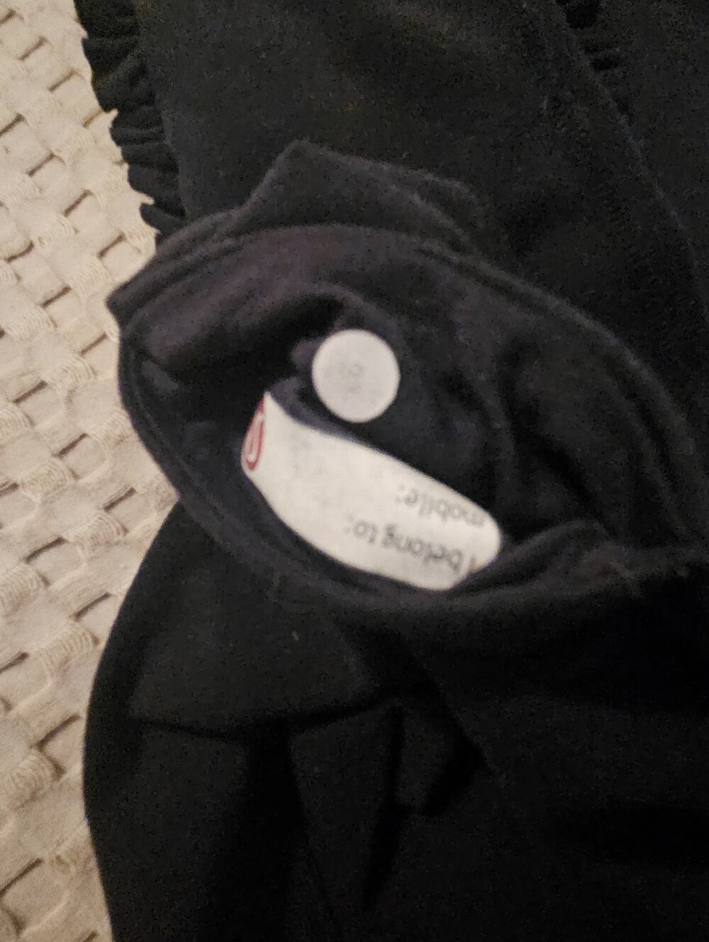 Lululemon Black Ruffle Trim Pants - Picture 6 of 7